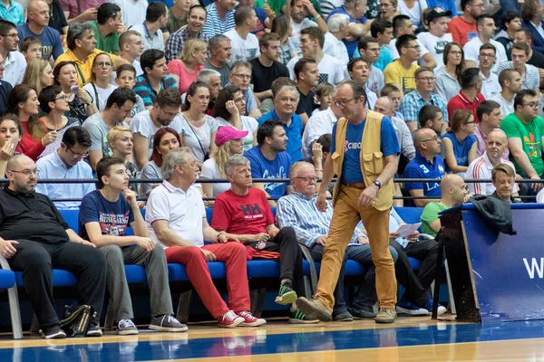 Zagreb Croatia June 2017 Croatian Basketball Championship Finals Cibona Zagreb — 스톡 사진