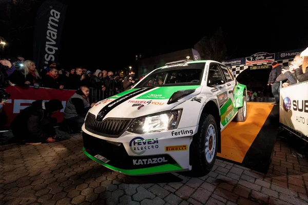 Sveta Nedelja Hırvatistan Kasım 2016 Ralli Gösterisi Santa Domenica Tören — Stok fotoğraf