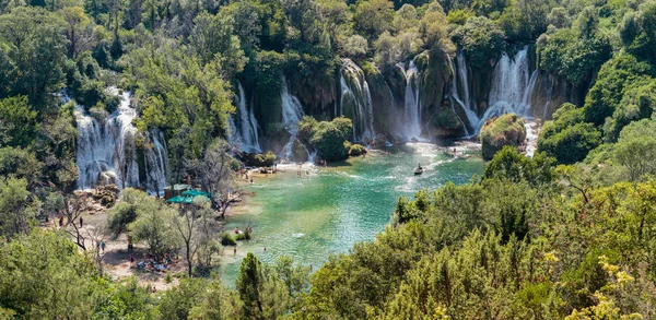 Wasserfall Kravica Bosnien Und Herzegowina Luftaufnahme — Stockfoto