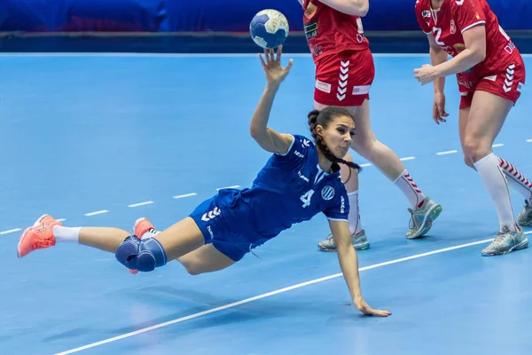 Zagreb Kroatien Mai 2017 Finale Des Ehf Wanderpokals Lokomotiva Hoors — Stockfoto