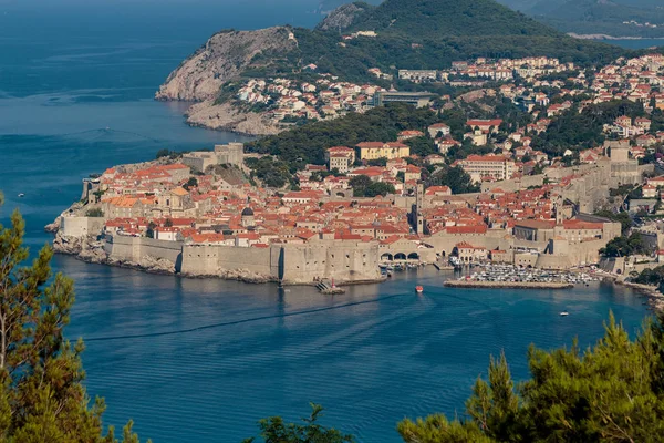 Dubrovnik Óvárosa Horvátország — Stock Fotó