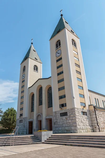 Farní Kostel James Svatyně Panny Marie Medžugorje — Stock fotografie