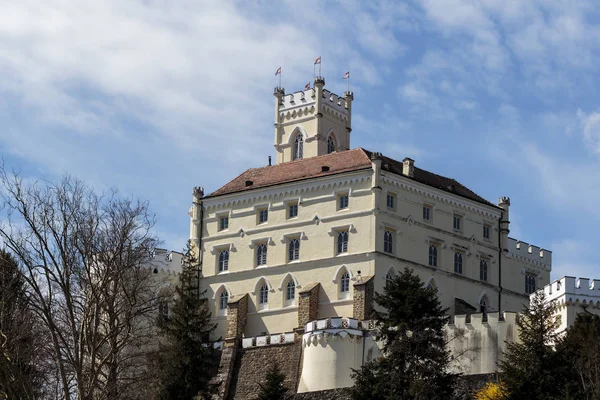 Kasteel Trakoscan Gelegen Het Noorden Van Kroatië Trakoscan Dateert Uit — Stockfoto