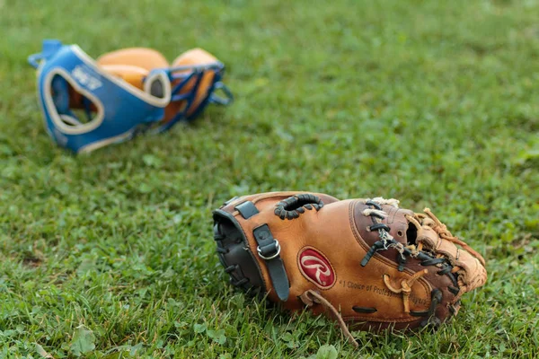 Zagreb Croatie Oktobre 2015 Baseball Match Baseball Club Zagreb Baseball — Photo