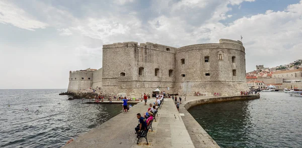 Dubrovnik Kroatië Augustus 2015 John Fortress Dubrovnik Kroatië — Stockfoto