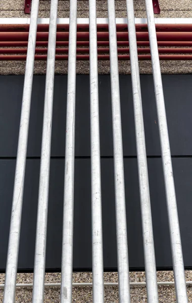 Metal Pipes Wall — Stock Photo, Image