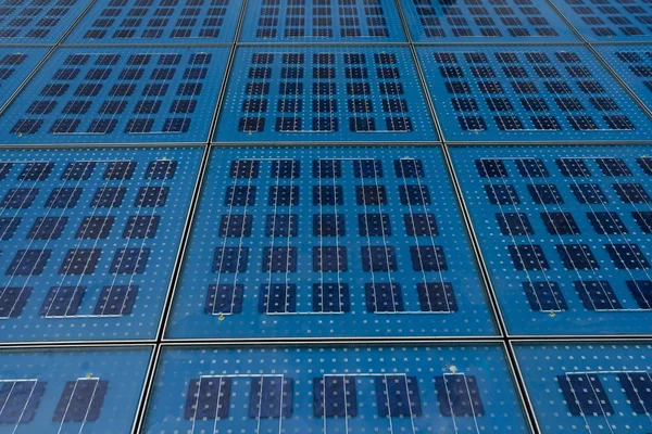 Solar Panels Zadar Croatia Greetings Sun — Stock Photo, Image