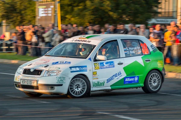 Zagreb Croatia September 2014 41Th Ina Delta Rally Zagreb Car — Stok fotoğraf