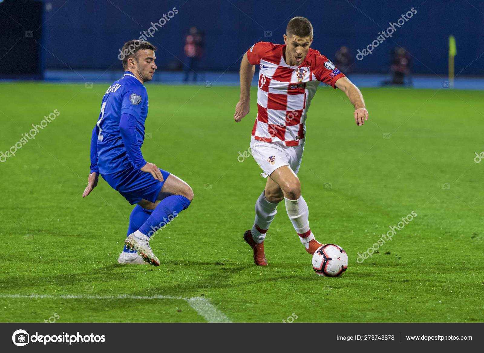 Zagreb Croatia March 19 Uefa Euro Qualifying Croatia Azerbaijan Stock Editorial Photo C Dariozg Zagreb Croatia March 19 Uefa Euro Qualifying Croatia Azerbaijan Stock Editorial Photo C Dariozg