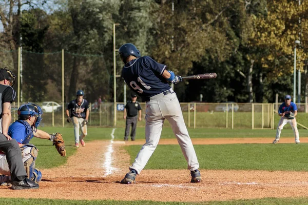 Zagreb Croacia Octubre 2014 Partido Béisbol Club Béisbol Zagreb Jersey —  Fotos de Stock