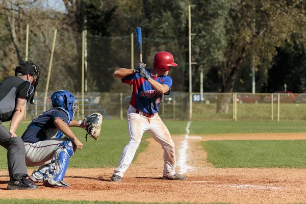 Zagreb Croazia Ottobre 2014 Partita Baseball Baseball Club Zagabria Maglia — Foto Stock