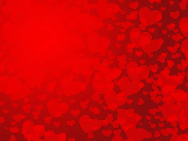 kırmızı zemin üzerine kırmızı Kalpler