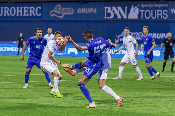 Zagreb Croacia Julio 2019 Supercopa Liga Croata Gnk Dinamo Hnk — Foto de Stock