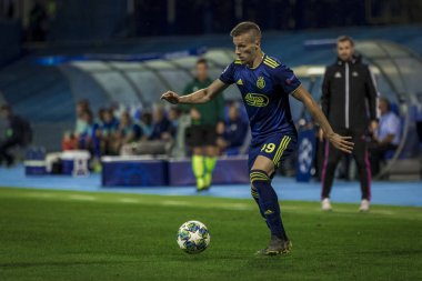 Zagreb, Hırvatistan - 21 Ağustos 2019: Uefa Şampiyonlar Play Off'lar 1. Rosenborg Bk. Eylem Mislav Orsic (99)