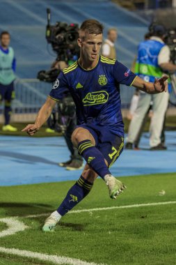 Zagreb, Hırvatistan - 21 Ağustos 2019: Uefa Şampiyonlar Play Off'lar 1. Rosenborg Bk. Eylem Dani Olmo (7)