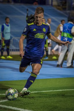 Zagreb, Hırvatistan - 21 Ağustos 2019: Uefa Şampiyonlar Play Off'lar 1. Rosenborg Bk. Eylem Dani Olmo (7)