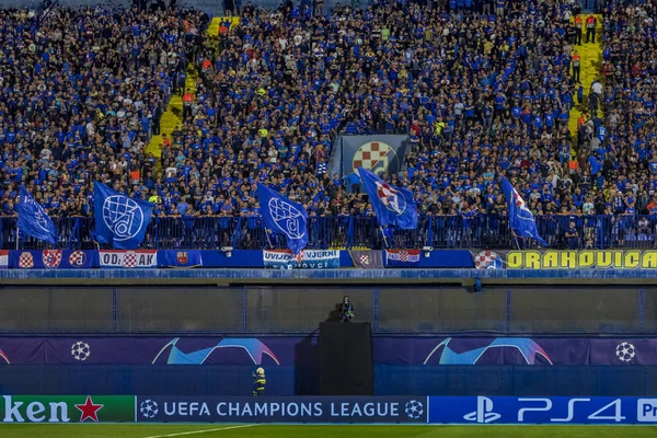 Zagreb Croatia August 2019 Uefa Champions Play Offs 1St Leg — Stock Photo, Image