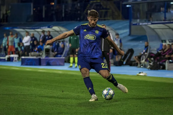 Záhřeb Chorvatsko Srpna 2019 Vítězové Hry Uefa Gnk Dinamo Rosenborg — Stock fotografie