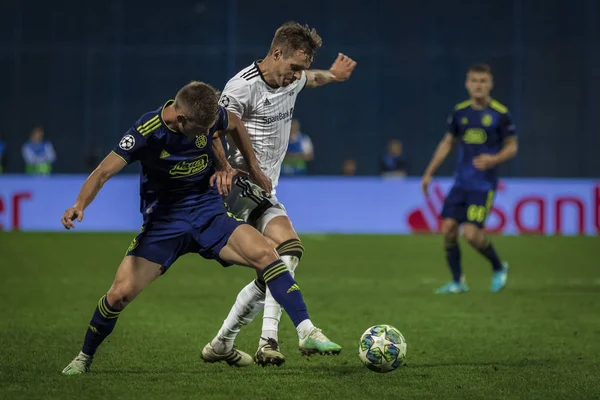 Zagreb, Hırvatistan - 21 Ağustos 2019: Uefa Şampiyonlar Play Off'lar 1. Rosenborg Bk. Eylem Dani Olmo (7)