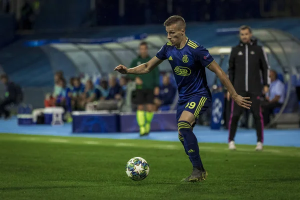 Zagreb Hırvatistan Ağustos 2019 Uefa Şampiyonlar Play Lar Rosenborg Eylem — Stok fotoğraf