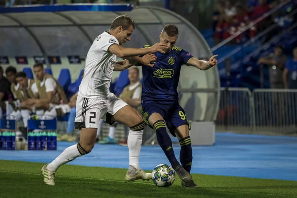 Zagreb, Hırvatistan - 21 Ağustos 2019: Uefa Şampiyonlar Play Off'lar 1. Rosenborg Bk. Eylem Mislav Orsic (99)
