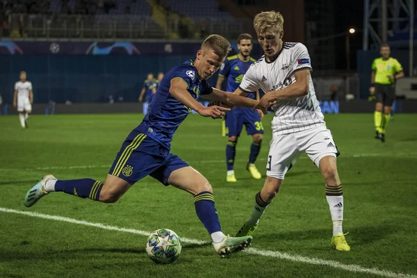 Zagreb, Hırvatistan - 21 Ağustos 2019: Uefa Şampiyonlar Play Off'lar 1. Rosenborg Bk. Eylem Dani Olmo (7)
