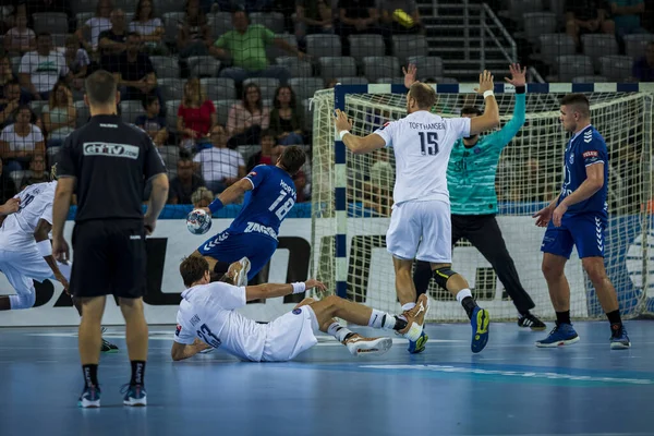 Загреб Хорватія Вересня 2019 Ehf Man Championship League Загреб Париж — стокове фото