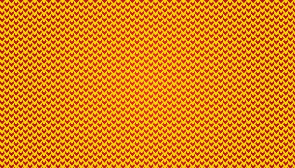 Micro V simple Pattern Background illustration in yellow and red color