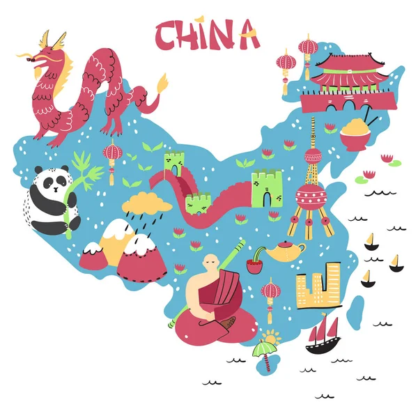 China_map — Stock Vector