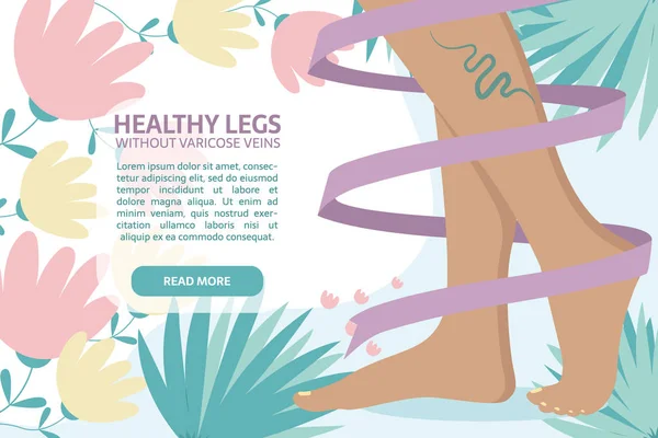 Healthy _ legs — Vector de stock