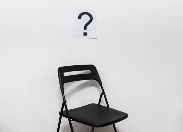 Question Mark Vacant Position Office — Stock Photo, Image