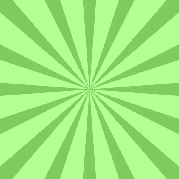 Groene Radiale Achtergrond Poster Ontwerpsjabloon Vector Illustratie — Stockvector