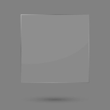 Cam afiş tasarım şablonu, izole çerçeve, vektör çizimi