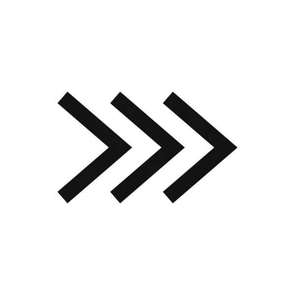 矢印アイコン シンボルデザインテンプレート 孤立した記号 ベクトルイラスト — ストックベクタ