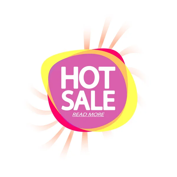 Hot Sale Tag Blase Banner Design Template App Icon Vektorillustration — Stockvektor