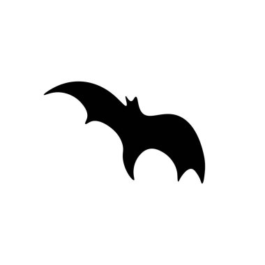 Bat icon, flat design template, vector illustration