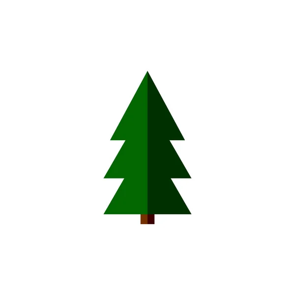 Christmas Tree Icon Xmas Fir Symbol Graphic Design Template Vector — Stock vektor