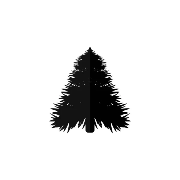 Icône Sapin Noël Symbole Sapin Noël Modèle Conception Graphique Illustration — Image vectorielle