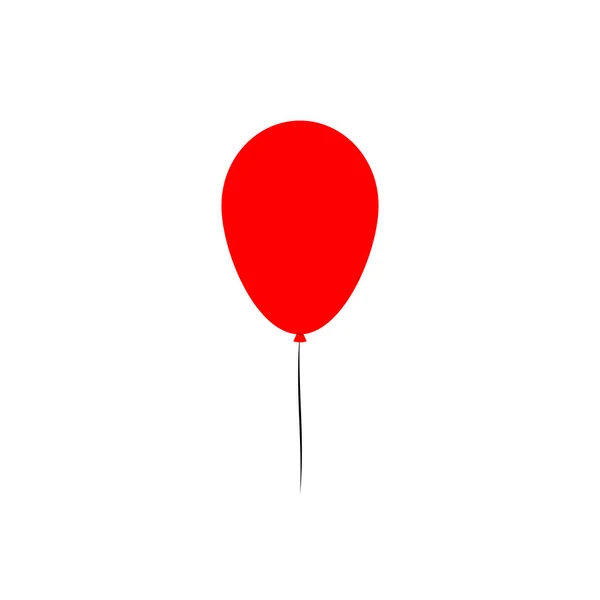 Ballon Symbol Flache Designvorlage Vektorillustration — Stockvektor
