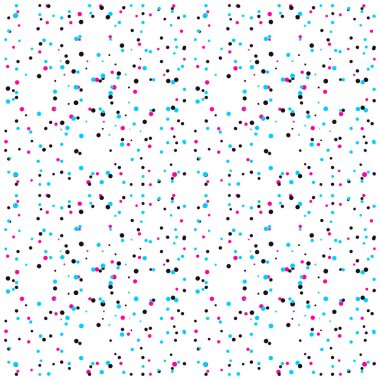 Konfeti pürüzsüz desen, tatil poster şablonu, renkli Noel tebrik arkaplanı, yükleme sayfası, vektör illüstrasyonu