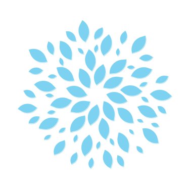 Spa logo tasarım şablonu, güzellik salonu sembolü, vektör illüstrasyonu