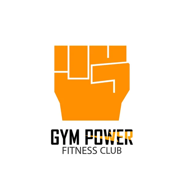 Fitness Gym Logo Design Mall Sport Klubb Symbol Vektor Illustration — Stock vektor