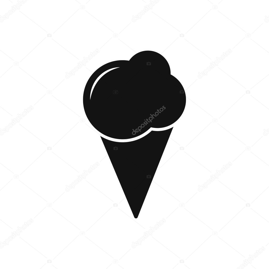 Ice Cream icon, graphic design template, vector illustration
