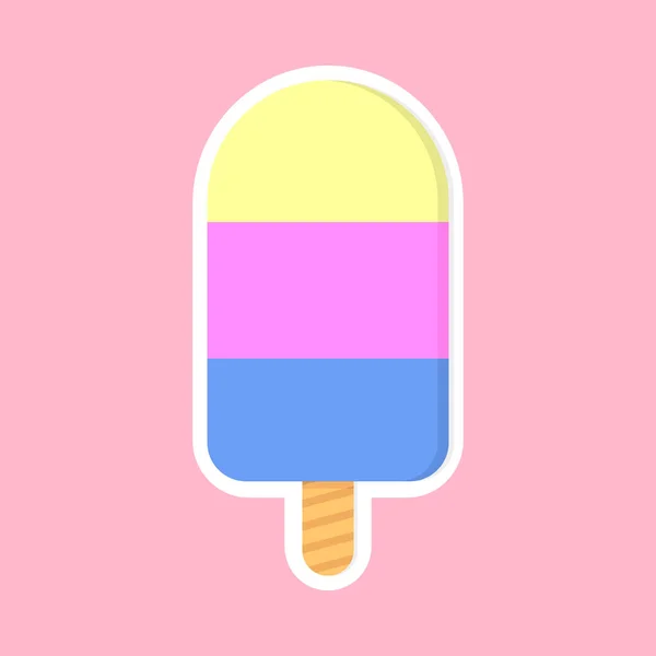 Ice Cream Icon Graphic Design Template Vector Illustration — Stock Vector