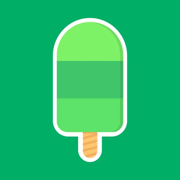 Icono Helado Plantilla Diseño Gráfico Ilustración Vectorial — Archivo Imágenes Vectoriales