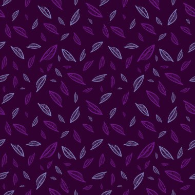 Çay yaprakları pürüzsüz desen, poster tasarım şablonu, vektör çizimi