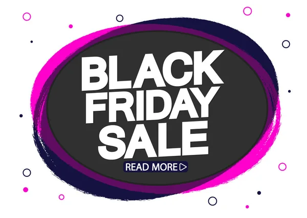 Black Friday Sale Modelo Design Banner Tag Desconto Oferta Especial — Vetor de Stock