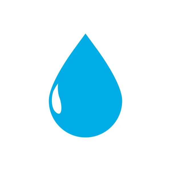 Icono Gota Agua Plantilla Diseño Gráfico Ilustración Vectorial — Archivo Imágenes Vectoriales