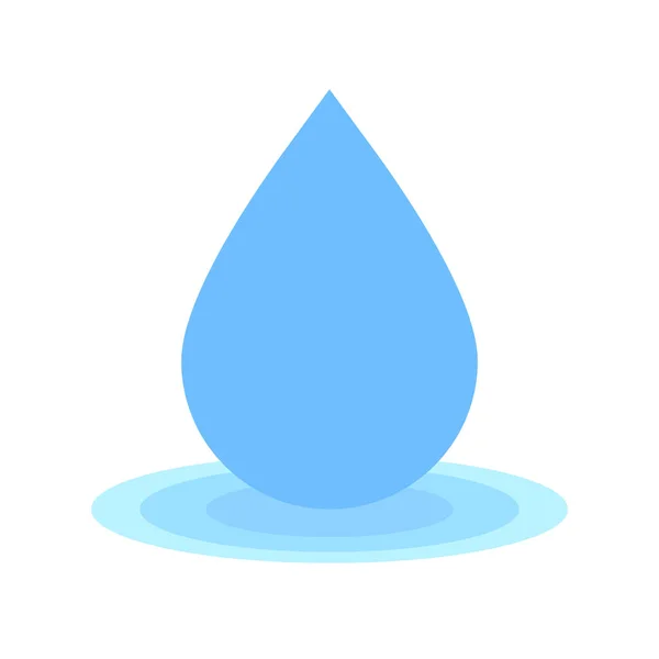 Значок Капли Воды Графический Шаблон Дизайна Векторная Иллюстрация — стоковый вектор