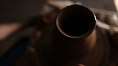 Çanak çömlek yapımı. Sanat eseri